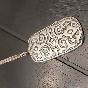 Silpada N3113 "Basilica" Sterling Silver 24" Necklace